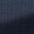 Storm blue stretch wool with micro-structure suit